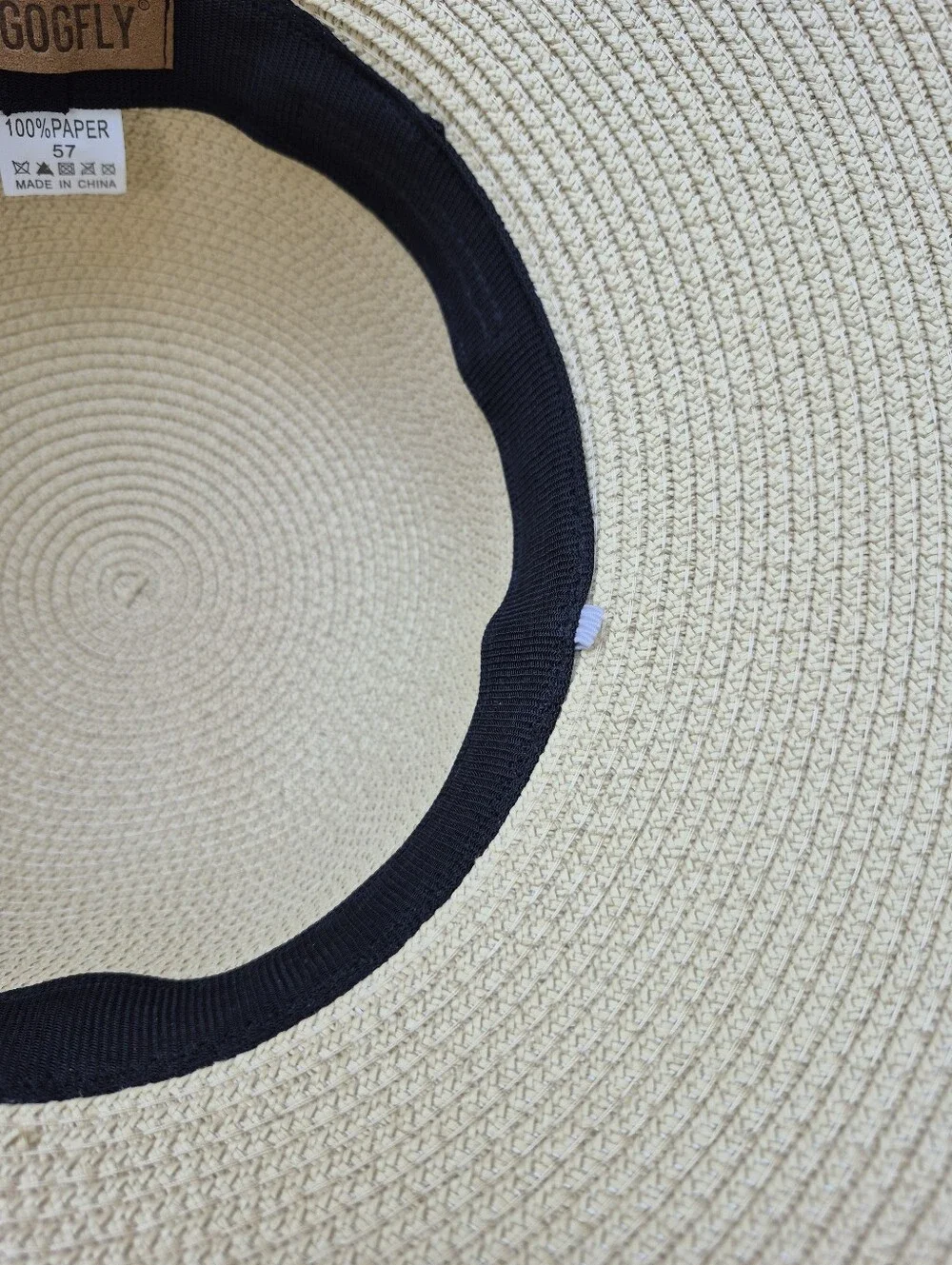Vgogfly Vintage Wide Brim Staw Summer Hat - Picture 5 of 8